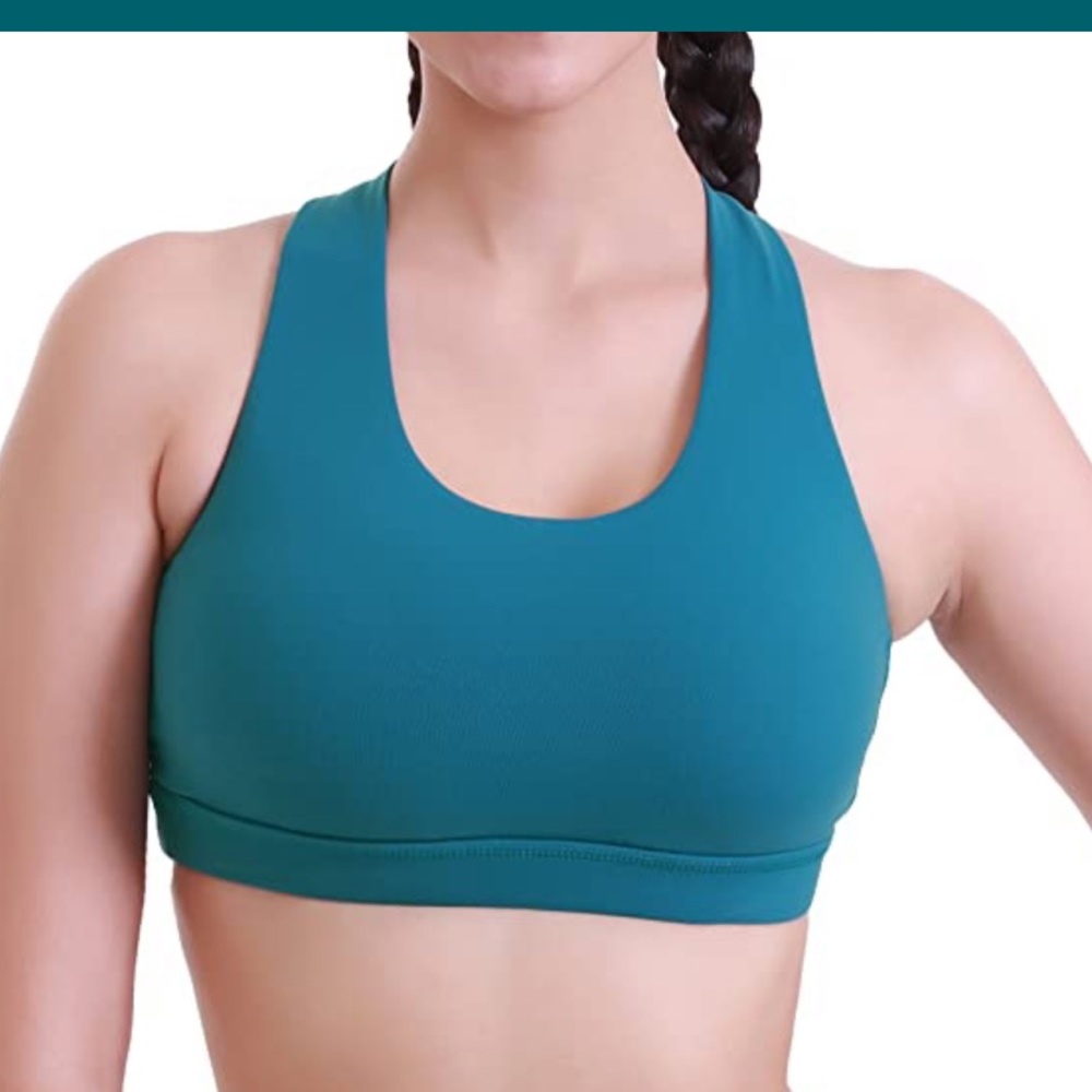 Queenieke yoga bra - Teal SZ Medium